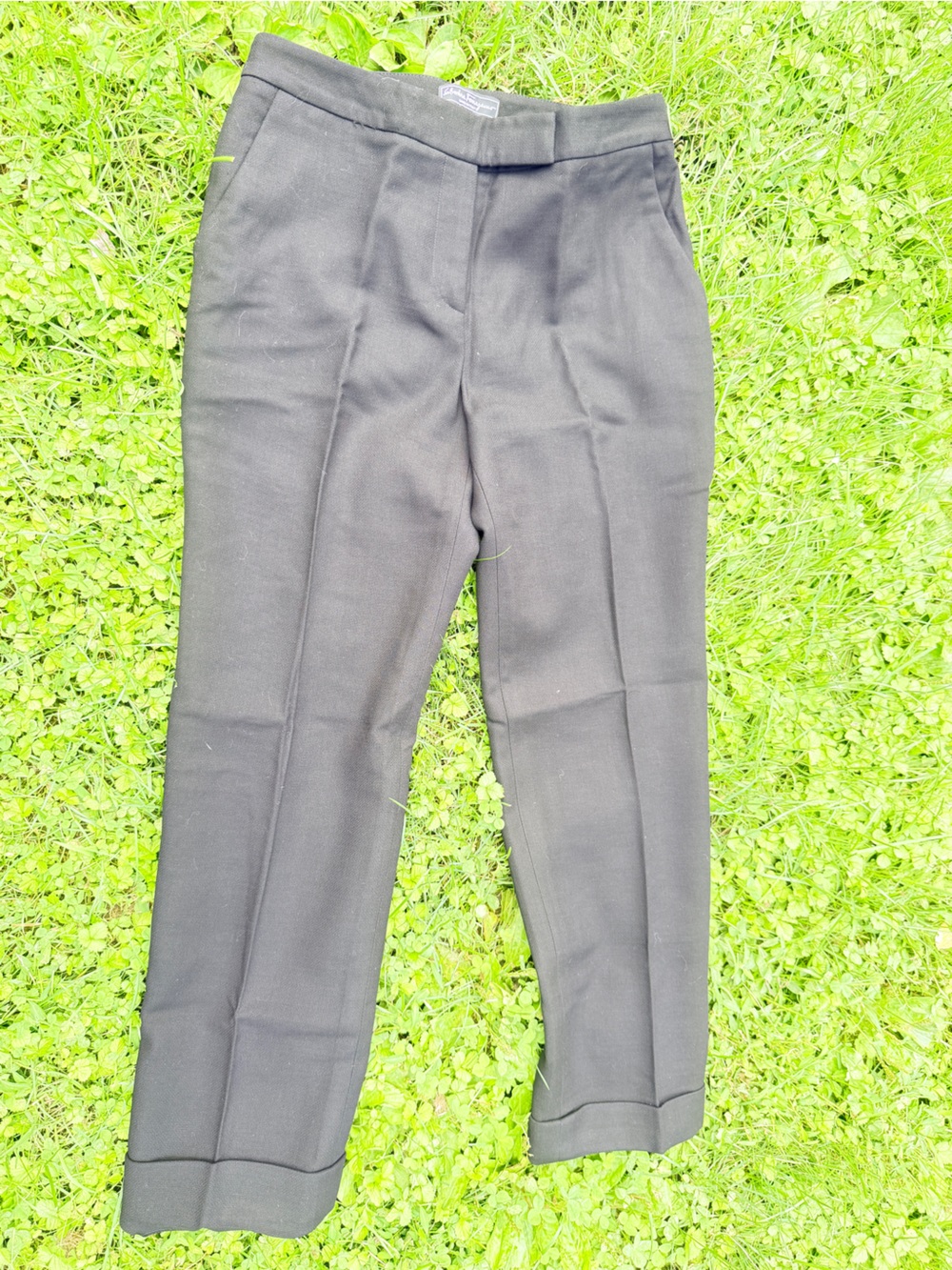 Salvatore Ferragamo Black Men’s Dress Trousers